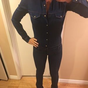 Denim jumpsuit